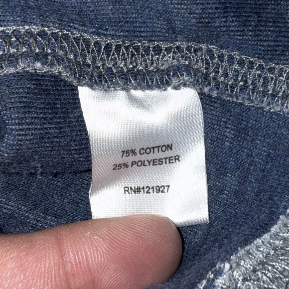 Mens Johnnie-O Hoodie Henley Pullover Heather Gray Size XLarge - Picture 8 of 8